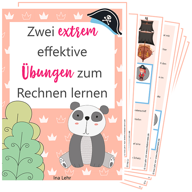 Zwei extrem effektive Übungen zum Rechnen lernen | Freebie | Hallo Lernen