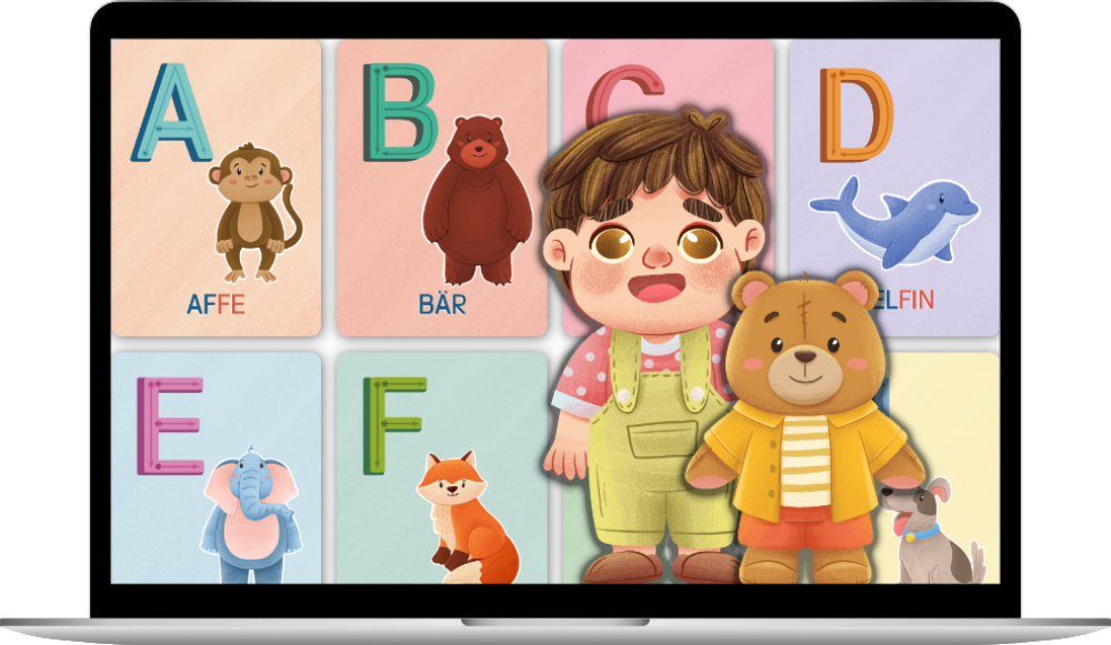 Onlinekurs "Große Buchstaben für kleine Kinder" | Hallo Lernen