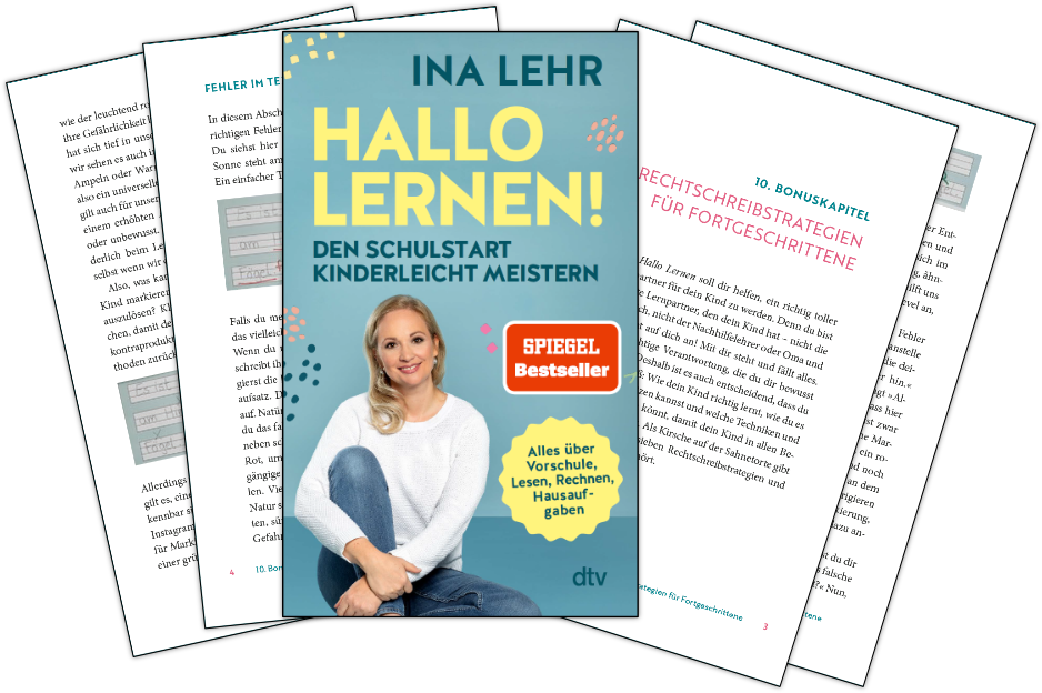 Bonuskapitel zum Bestseller "Hallo Lernen! Dein Schulstart kinderleicht meistern" | Das neue Buch von Hallo Lernen
