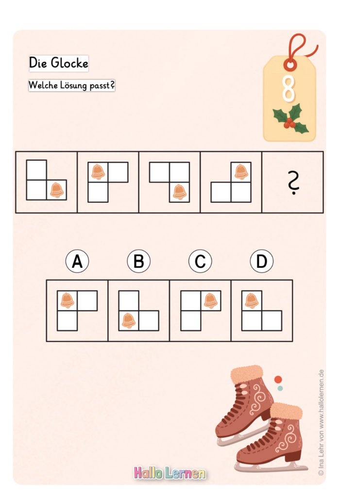 Rätsel für den 8. Dezember | Rätsel-Adventskalender von Hallo Lernen
